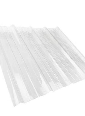 PC全透明瓦楞板阳光板亮瓦车棚雨棚瓦板阳台屋顶防漏雨户外采光瓦