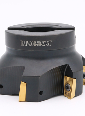 黑色铣刀盘 90度直角铣刀盘 BAP400R-50-22-4T 63 80 40-16 40-22