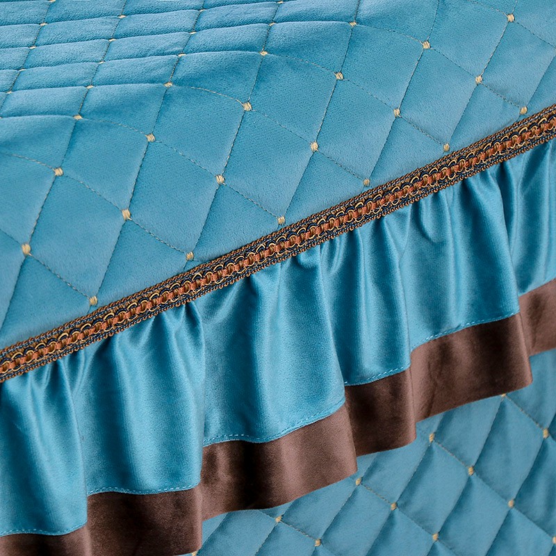 新款电炉罩长f方形烤火罩套冬季加绒加厚取暖桌罩茶几罩烤火被桌