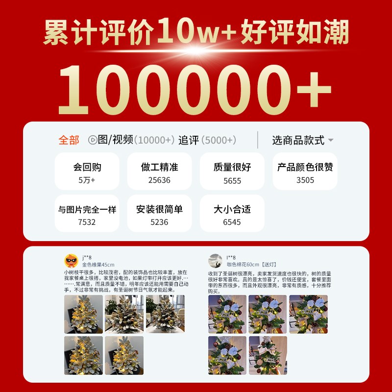 圣诞树桌面小型摆件带灯发光tdiy手工材料包创意2024新款迷你套餐