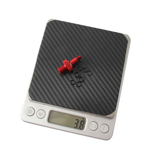 山地自行车避震器后胆打气转换嘴7075铝合金加气嘴加气工具马祖奇