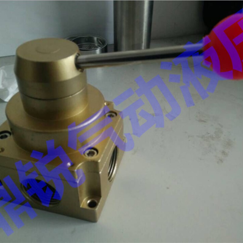 三位四通手动换向阀HV-06q 6分DN20 /HV-10 1寸DN25手动阀 手转阀