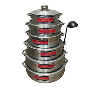 Set Pot 铝锅套装 Cookware Cooking Soup Aluminium 12pcs 6Pot