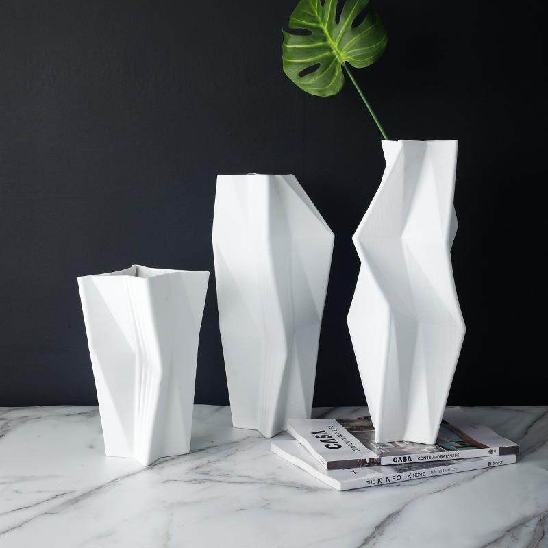 北欧花瓶树脂摆件创意白色几何花器小清新家居装饰品工艺品摆设品,清洗/食品/商业设备,风口/风叶/风机配件,淘宝优惠券,粉丝福利购,淘宝优惠卷