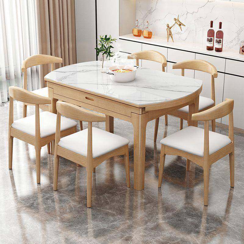 小户型北欧原木风岩餐桌椅岩板组合实木家用现代简约伸缩折叠饭桌,金属材料及制品,金属加工件/五金加工件,淘宝优惠券,粉丝福利购,淘宝优惠卷