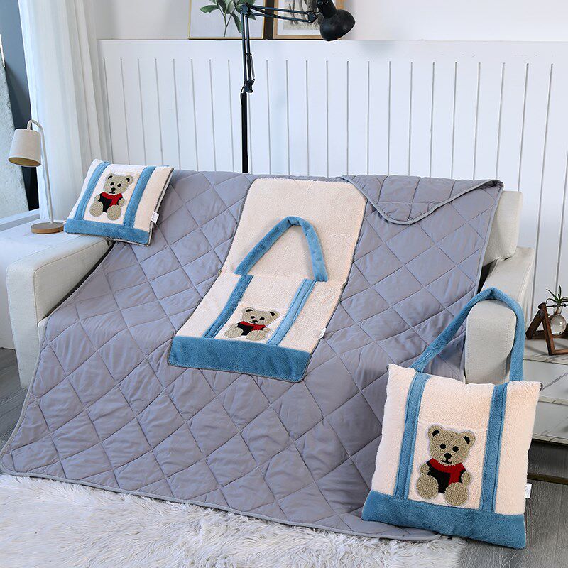 多功能手提抱枕被子两用汽车靠垫枕头午休空调毯沙发午睡新款加厚