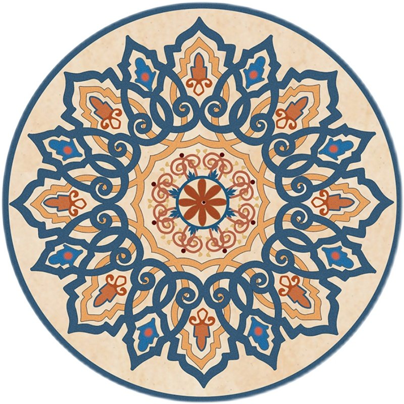 客厅装饰中式天花板吊顶圆形贴纸卧室房顶自粘屋顶防水遮丑墙贴画