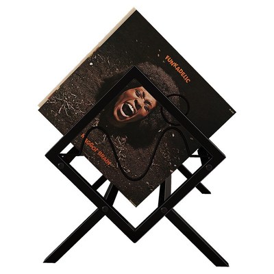 多用途黑胶唱片储存架可拆卸简约桌面CD展示架书本杂志收纳架