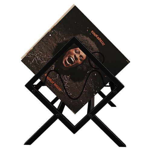 多用途黑胶唱片储存架可拆卸简约桌面CD展示架书本杂志收纳架