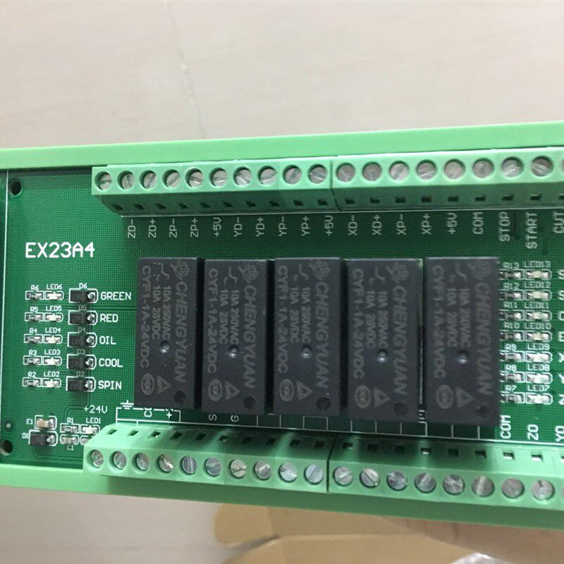 雕刻机控制卡系统中英越南语53B53C6A6B接线板 37针雕刻机配件