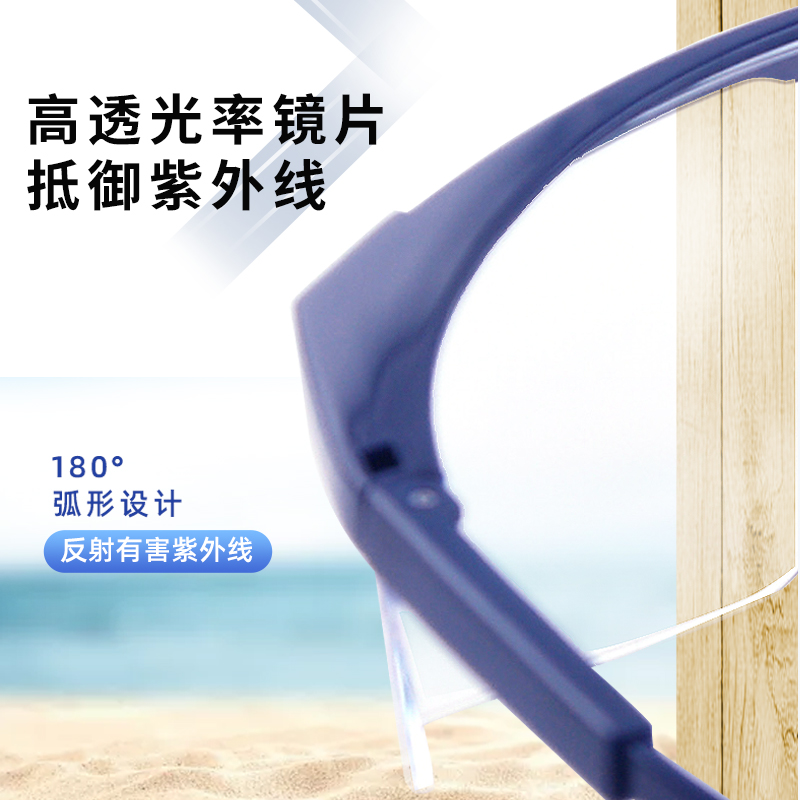 护目镜工业劳保风镜骑行骑车电动车防风沙防灰尘防风平光眼镜男士