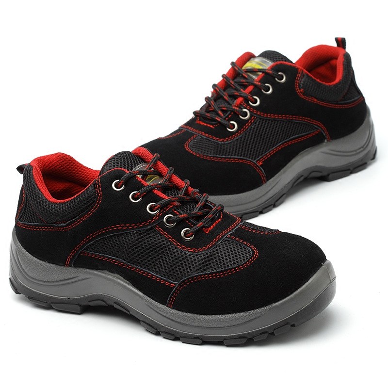 轻便劳保鞋男防砸防刺耐磨耐油耐酸碱工作鞋牛皮透气防臭电工鞋