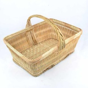 贵州省民间餐厅环保手工优质竹编提篮子农家厨房收纳筐竹制品