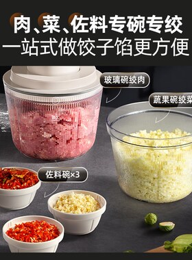 2024新款Gevi绞肉机家用小型多功能电动搅拌绞馅机