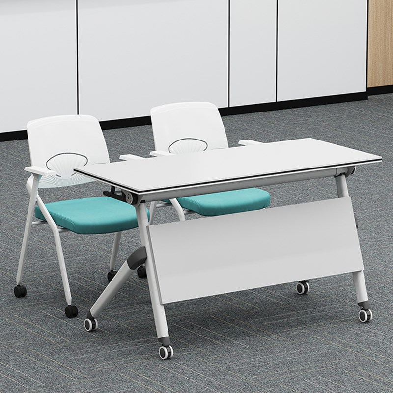 折叠会议桌可f移动拼接培训桌椅组合条桌培训桌智慧教室桌椅培训