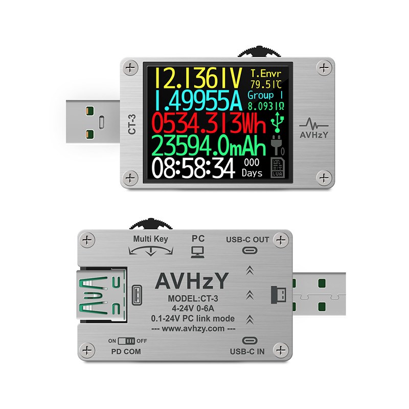 USB 測試儀 AkVHzY CT-3 測試 電壓 電流 功率 台灣 專用鏈接