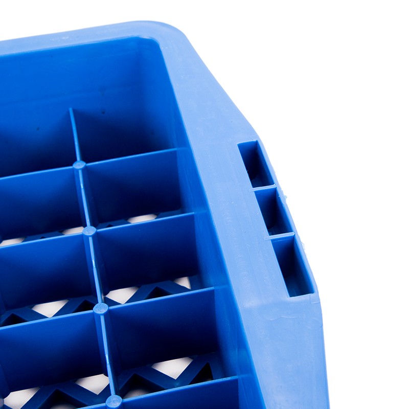 齿轮塑料盒分隔箱分格周转箱镂空清洗网格漏L底网眼收纳盒60格方