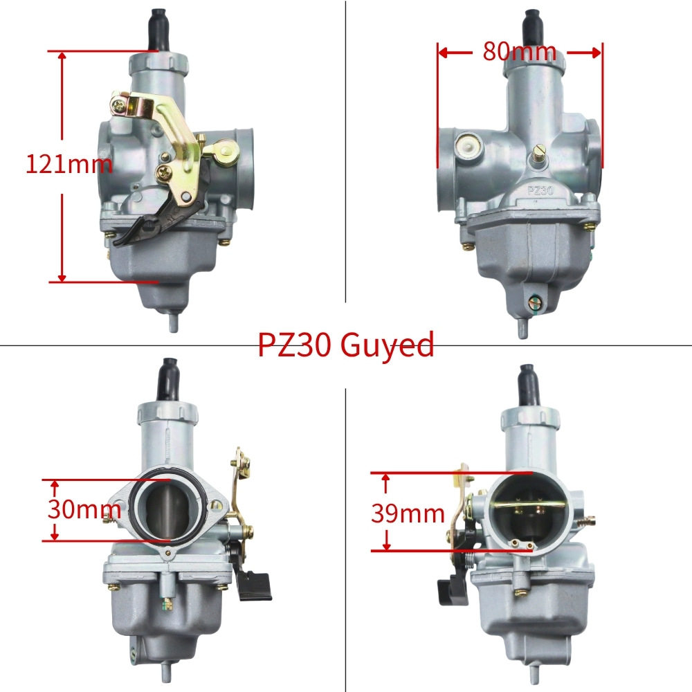 化油器PZ30拉线风门用于CB CG175 200 250CC 30mm越野摩托车