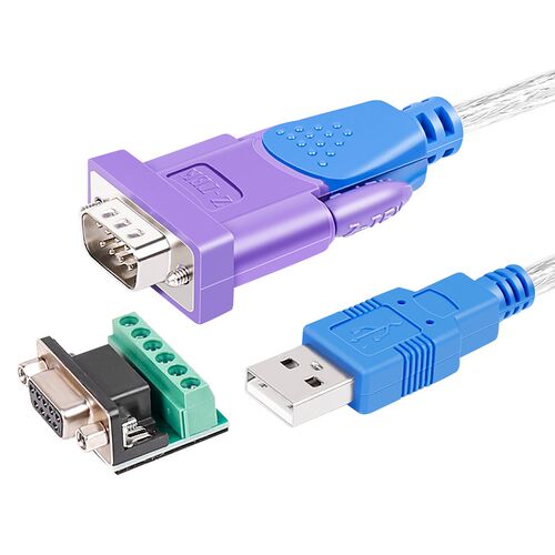 Z-TEKUSB转rs585/42工串口线9针通讯线ft2322业级转换器ZE740