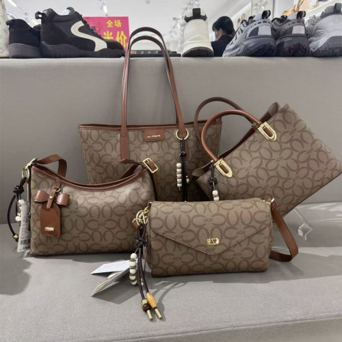 红蜻蜓正品商场同款女单肩手拎包