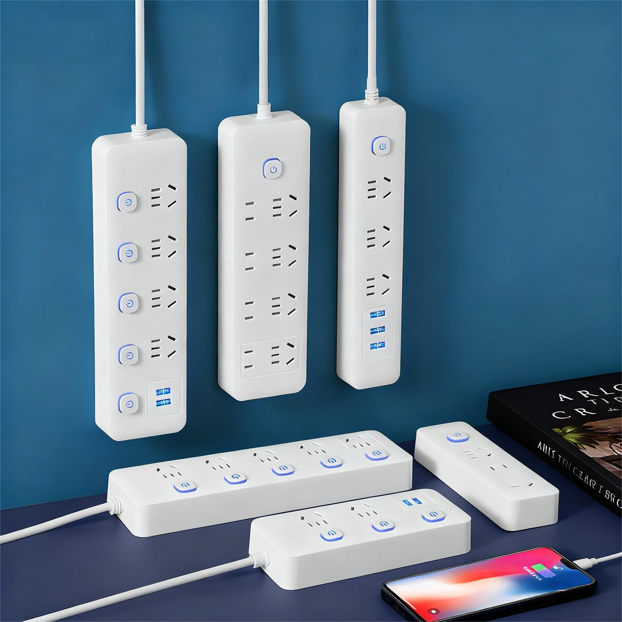 新国标多功能插排带线家用USB插头多口排插线板学生宿舍电源插座