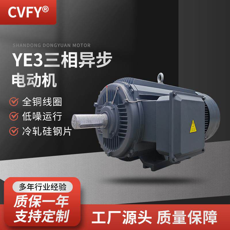 三相异步电动机YE3-315S/M/L1/L2-8极电机55/75/90/110W马达