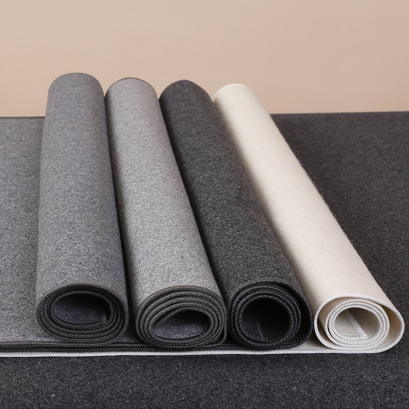 赵北精品书法毛毡垫 羊毛毡书法垫定做高级书画毡平顺垂坠 文房四