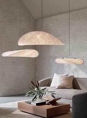 北欧轻奢诧寂g风客厅灯奶油风原版tense现代民宿餐厅吧台卧室吊灯