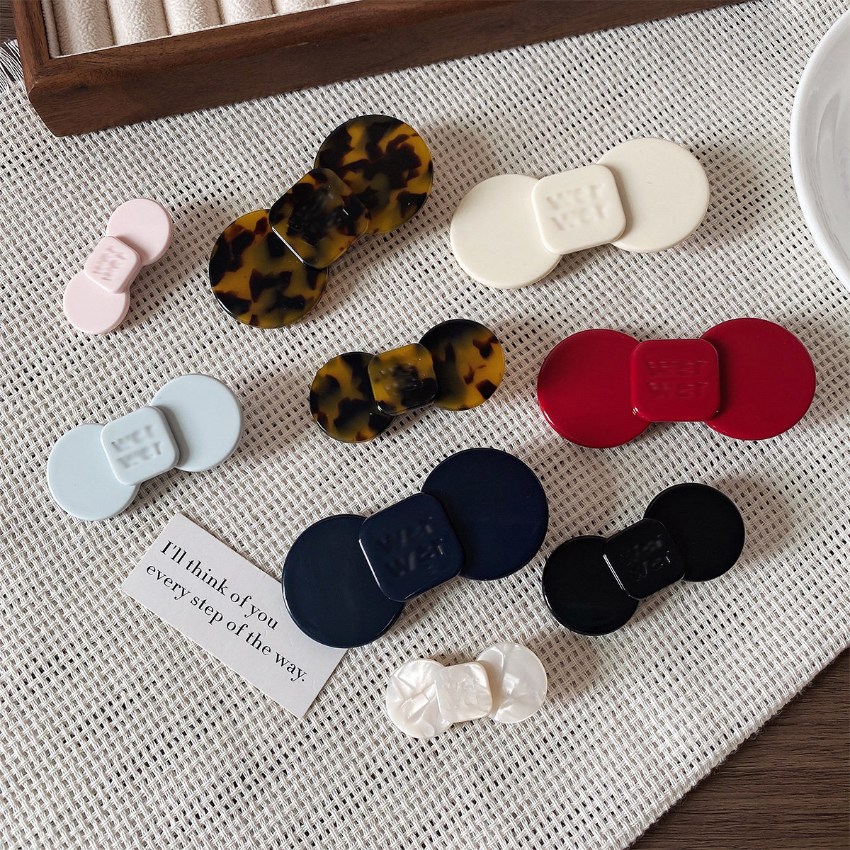 韩系醋酸甜美字母蝴蝶结发夹刘海侧边夹感鸭嘴夹小众百搭头饰边夹,饰品/流行首饰/时尚饰品新,民族风发饰,淘宝优惠券,粉丝福利购,淘宝优惠卷