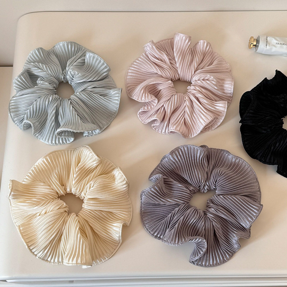 韩版简约褶皱大肠发圈女2026新款发绳高弹力耐用头绳高端皮套复古,服饰配件/皮带/帽子/围巾,指环,淘宝优惠券,粉丝福利购,淘宝优惠卷
