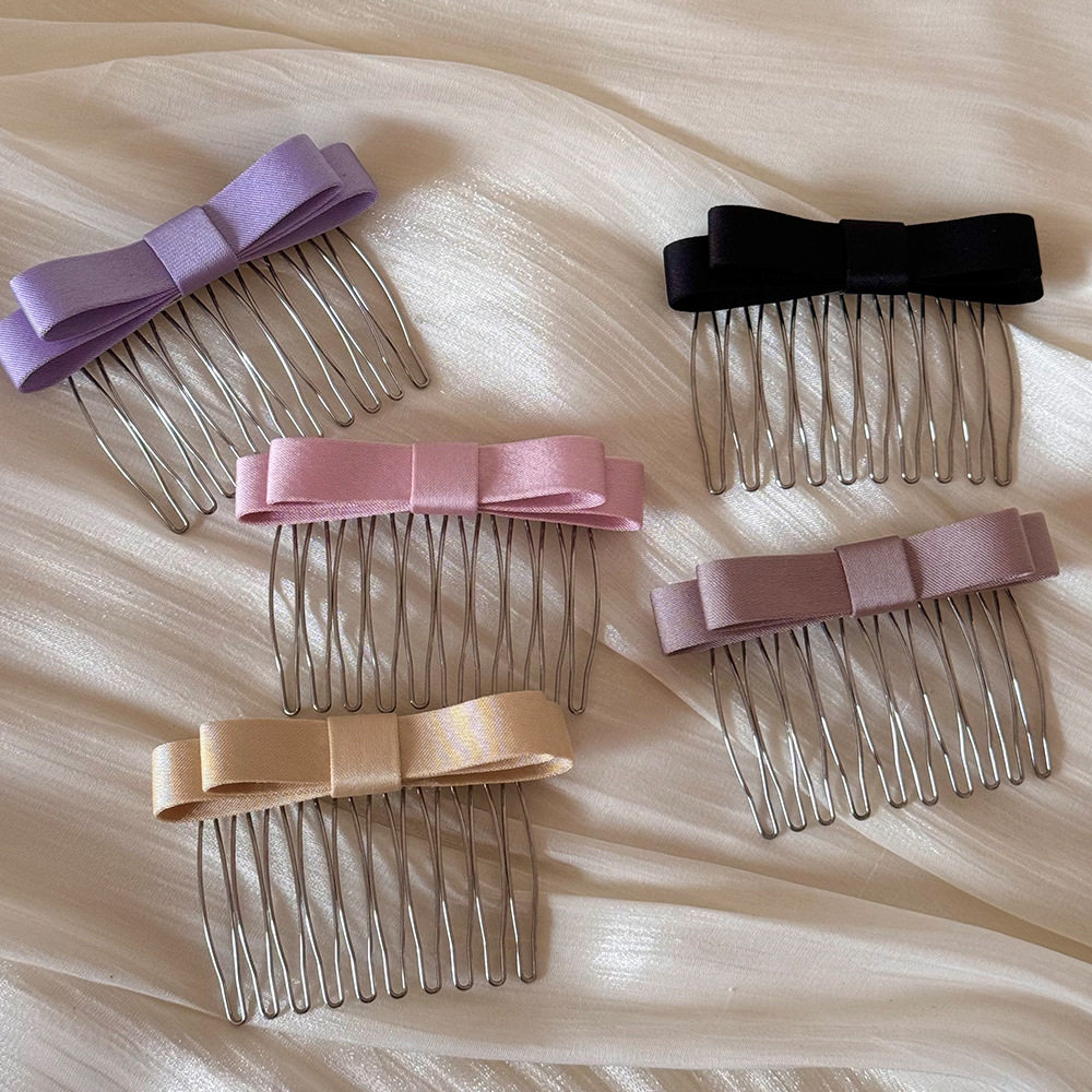 韩版蝴蝶结刘海梳发夹新款碎发整理造型小众发梳插梳卡子随身头饰,饰品/流行首饰/时尚饰品新,民族风发饰,淘宝优惠券,粉丝福利购,淘宝优惠卷