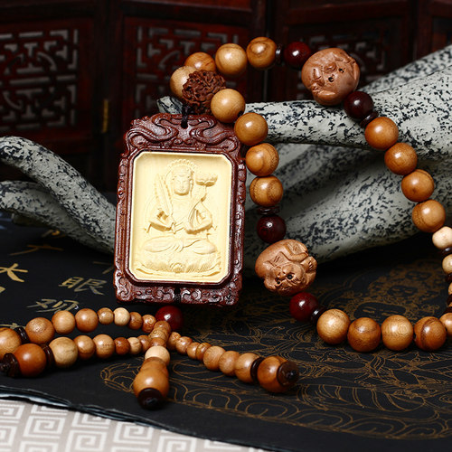 属虎虚空a藏菩萨本命佛车饰生肖虎2025年汽车挂件车挂饰品