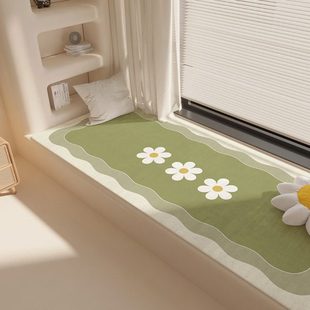 飘窗垫仿羊绒2024新款阳台垫子定制阳台窗台垫四季通用卧室毛毯垫