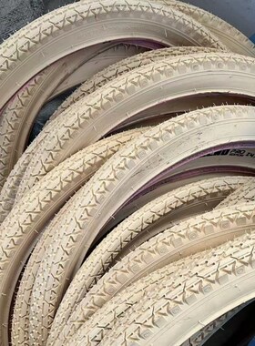 白色外胎24 26寸2.125车胎24X13/8车胎自行车加厚轮胎
