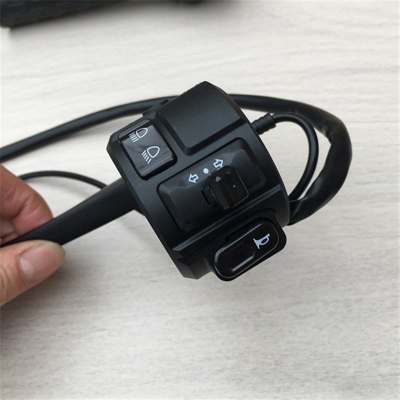 适用新大洲本田电动车S07+ S08 左刹车总成 镜座 左手把 手柄