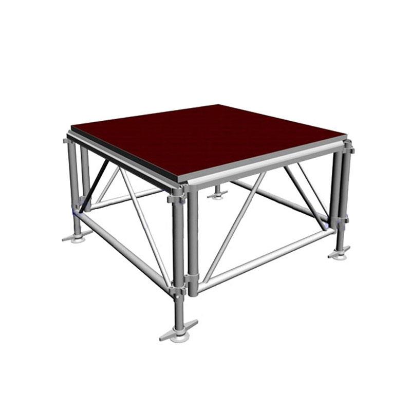 佛山工厂活动演出酒店折叠舞台可移动升降折叠带轮快装舞台