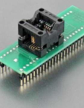 DIL8W/SOIC8ZIF150milSFlash-1aELNEC烧写座IC测试座转换座连接器