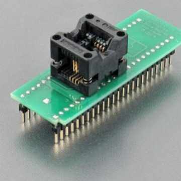 DIL8W/SOIC8ZIF150milSFlash-1aELNEC烧写座IC测试座转换座连接器