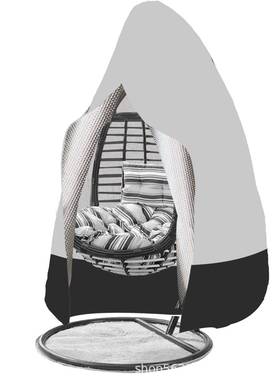 跨境ebay热销 蛋壳椅罩 吊篮椅罩 灰色210D 防尘防水防晒摇椅罩