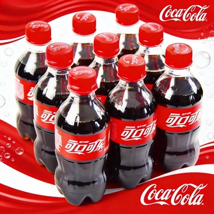 Coca-Cola可口可乐碳酸饮料300m*12瓶/24瓶/6瓶迷你小瓶原味汽水