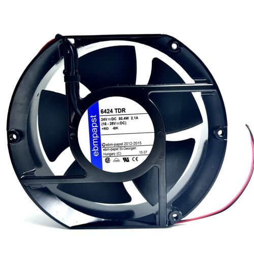 原装德国 6424TDR 24V 2.1A 50.4W 17CM变频器高端风扇