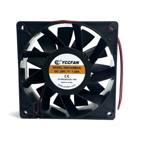 全新YCCFAN YDH1238B24J 24V 1.20A 12038增压款暴力散热风扇12CM