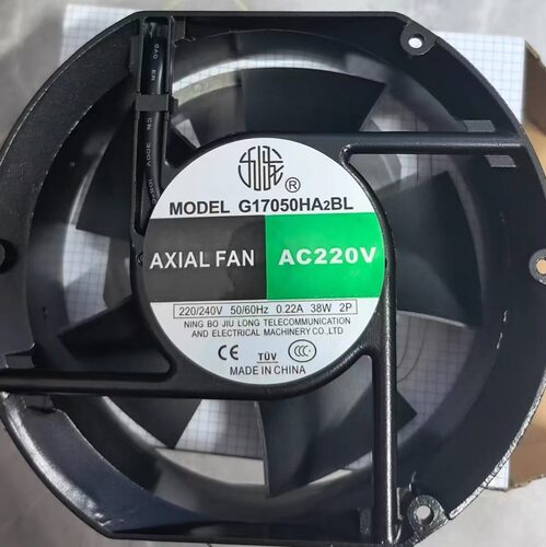 全新九龙  G17050HA2BL 220V 0.22A 38W电焊机工业风扇17050