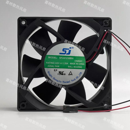 全新SJ SF241238BH 12038 12CM 24V 1.35A 大风量变频器散热风扇