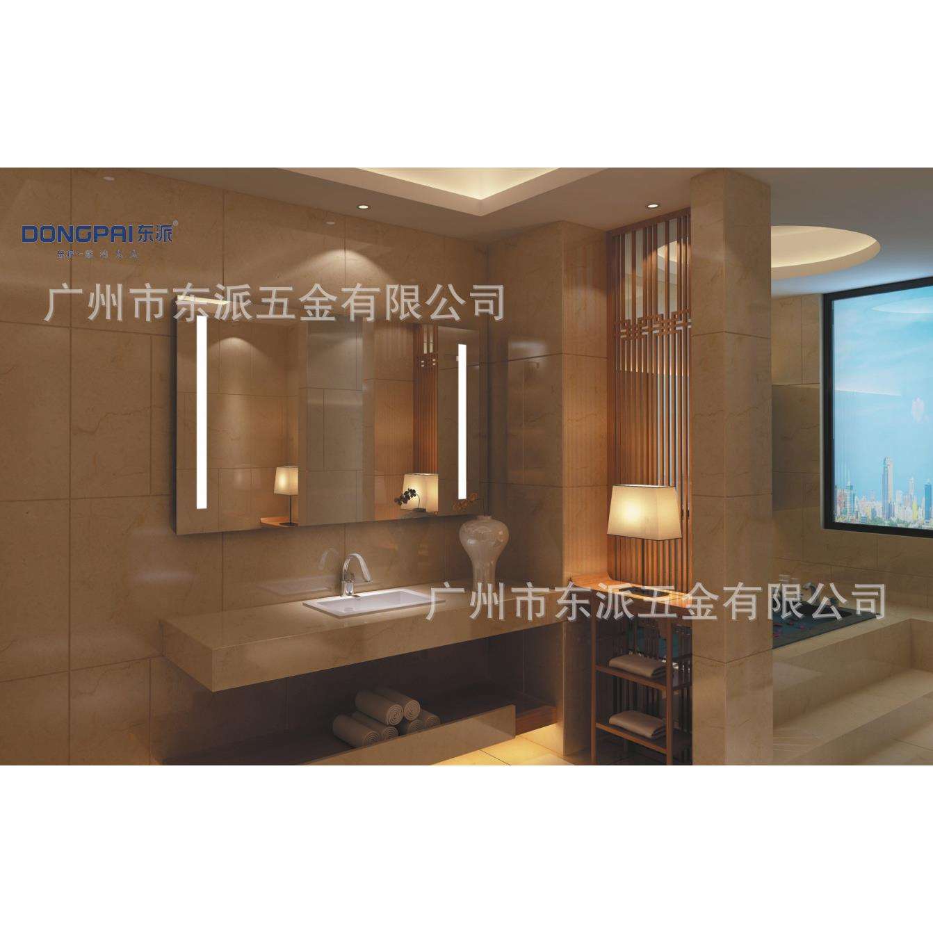 壁挂led浴室防雾镜卫生间触摸屏智能镜厕所化妆镜发光镜浴室魔镜
