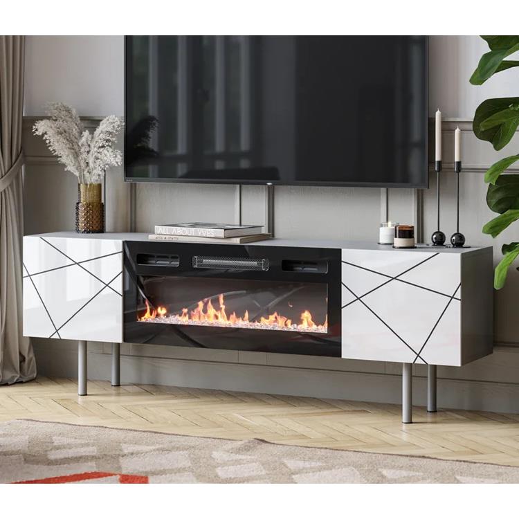 热销欧美澳36寸壁炉装饰柜加热定时遥控仿真火电壁炉芯fireplace