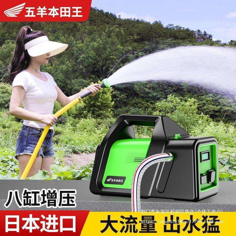 进口充电式抽水泵菜地浇水浇地机淋浇菜农用家用抽水机灌溉机