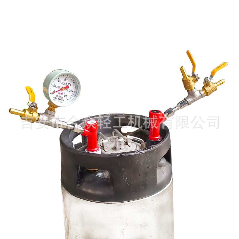KEG桶可口可乐接头等压灌装器螺纹宝塔头加气出酒工具打酒器套装