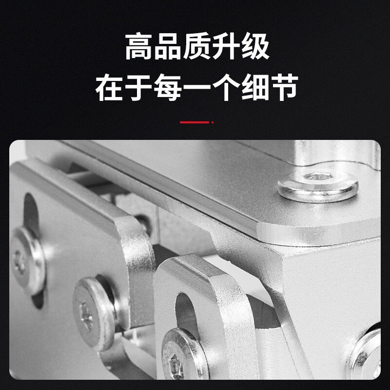 吊影仪吊架支架加厚铝合公通用伸缩调节家用办金投顶工程级银黑色