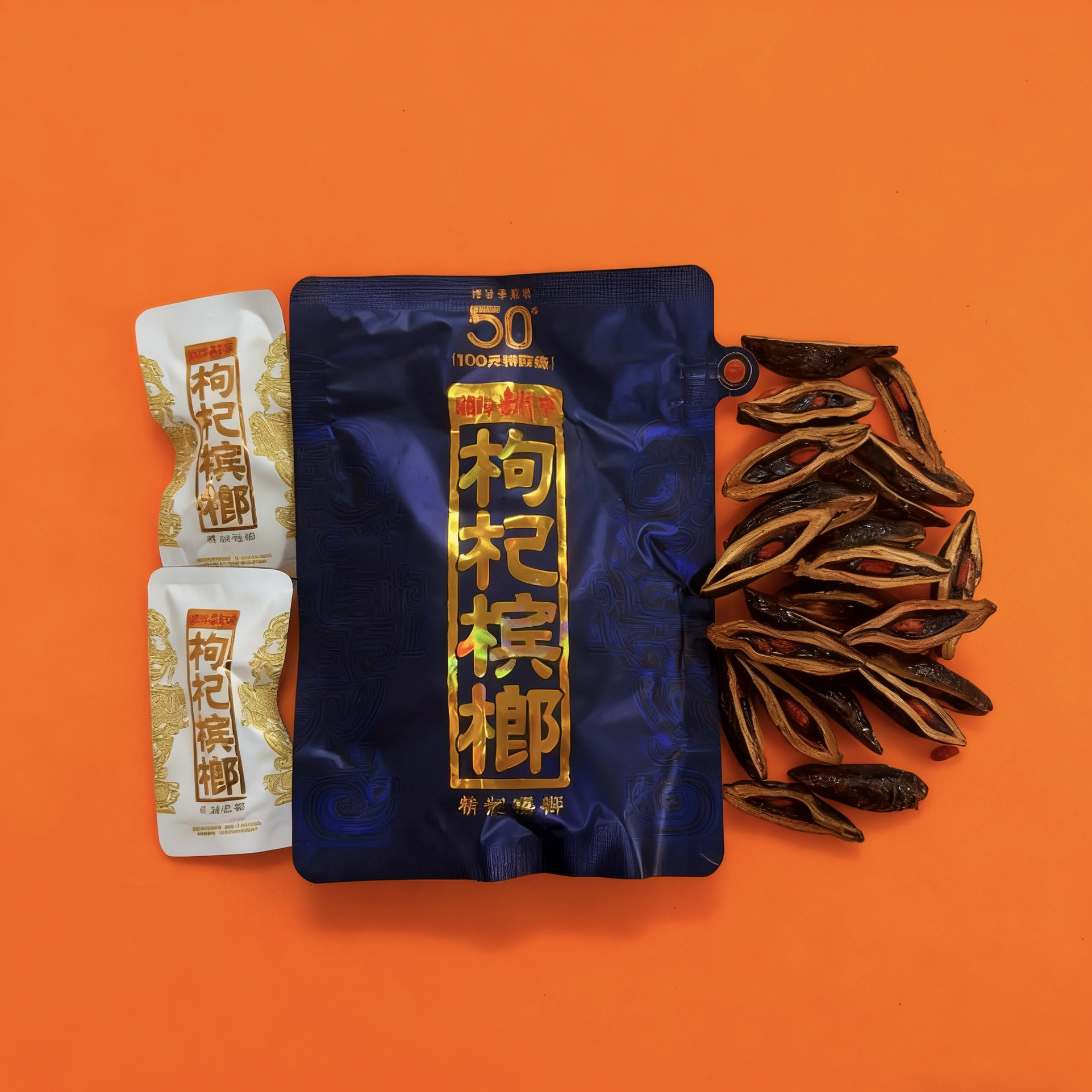 枸杞槟榔50/100元特级槟榔正品枸杞槟榔原装正品紫气东来槟榔